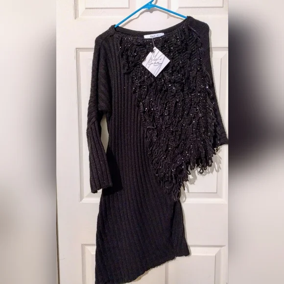 slim fit dress slacks Black Tank Sequin Dress main image 0